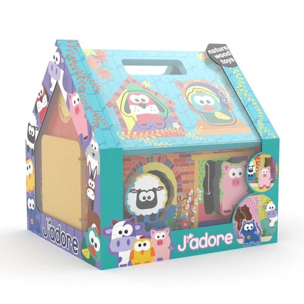 shtepi me forma prej druri per femije ne kuti