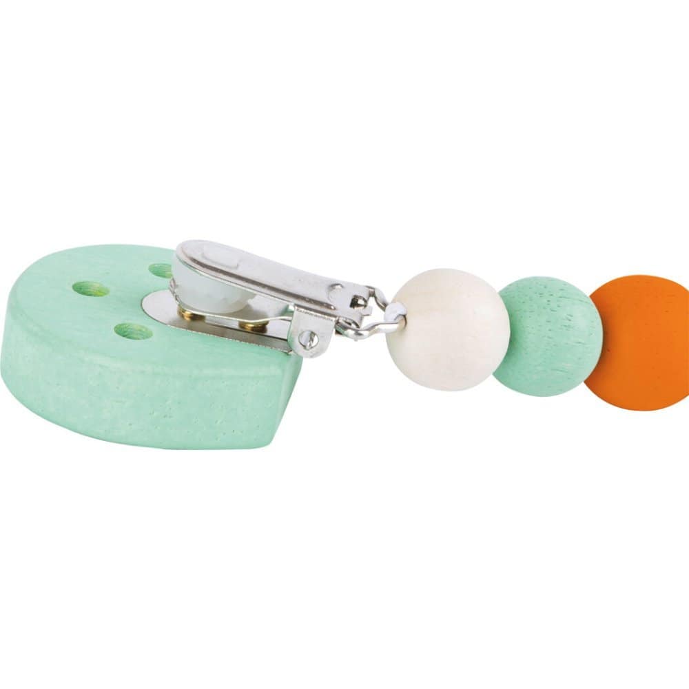 mbajtëse biberoni prej druri lex me kapëse metalike