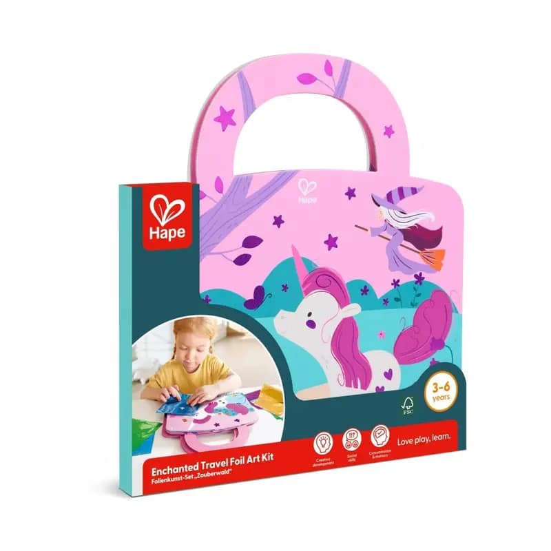 Libër kreativ për fëmijë Hape Fairies – paketimi i produktit me sticker dhe foil