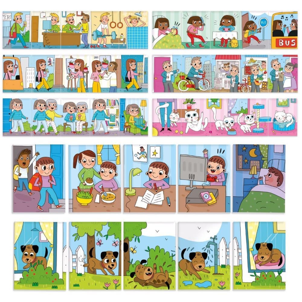 loje edukative rutina femije karta ilustrim