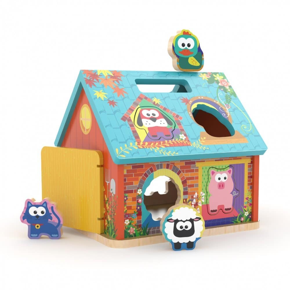 loje me forma prej druri per femije me teme ferme