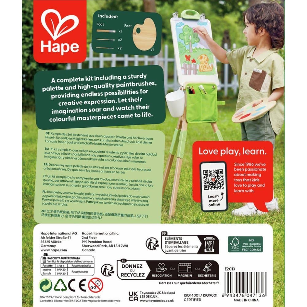 Set pikture për fëmijë me paletë dhe furça - Figura 3