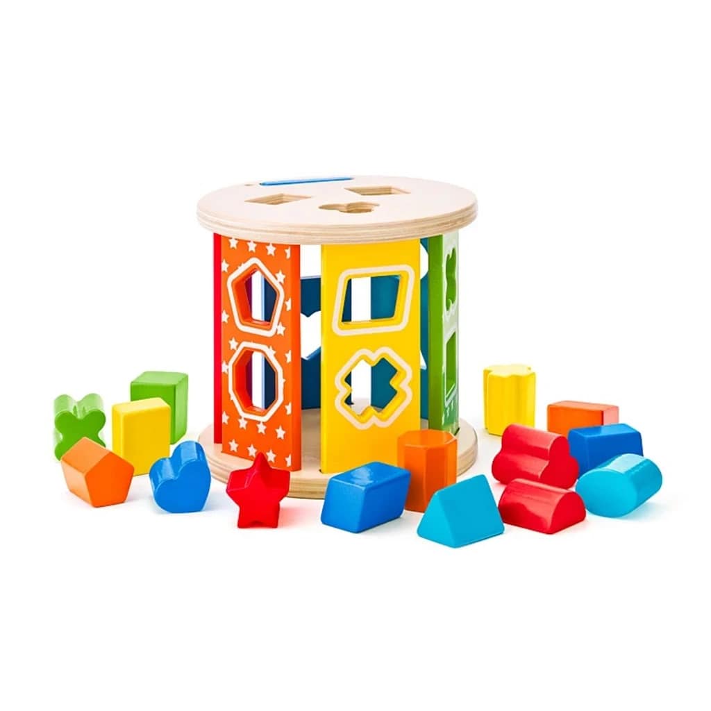 87745_valec-s-tvary-vkladaci-hra-01.webp Cilindër me forma gjeometrike - Woodyland - Figura 1