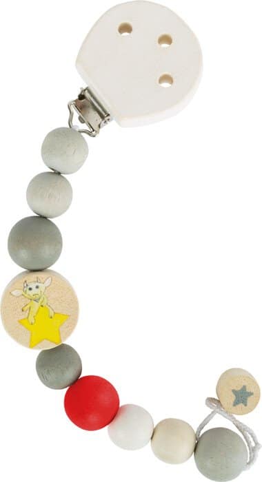 Zinxhir për biberon prej druri me kecin Ludwig