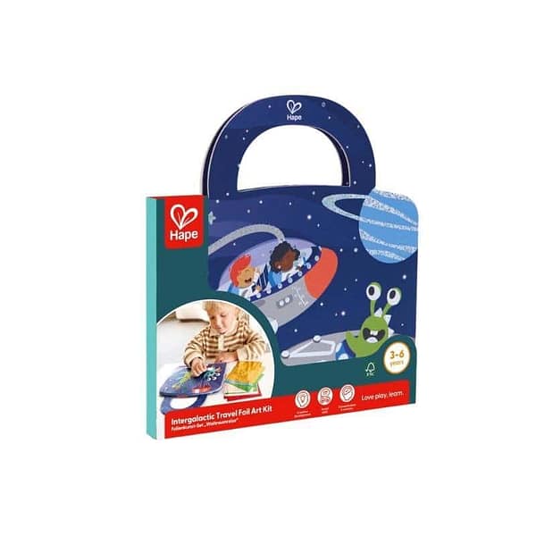 Libër kreativ me ngjitje dekorative Hapësira – Hape